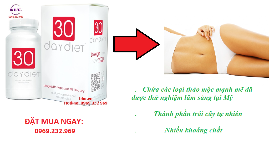 Trải nghiệm thuốc giảm cân 30 day diet